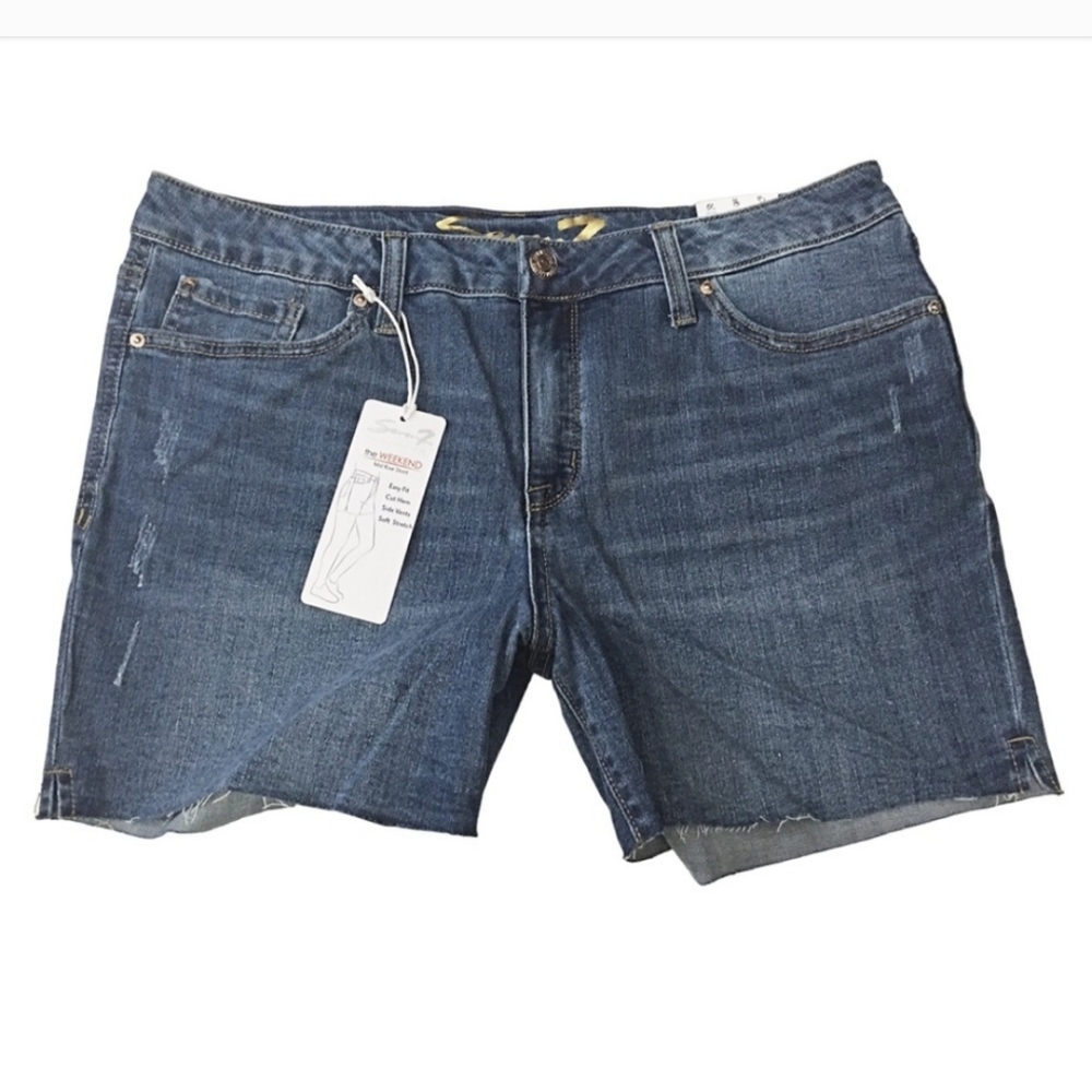 SEVEN7 Seven 7 Queen Weekend Short Shorts Denim Jean Shorts